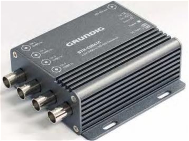 Grundig’s four channel, analogue to HD-SDI converter
