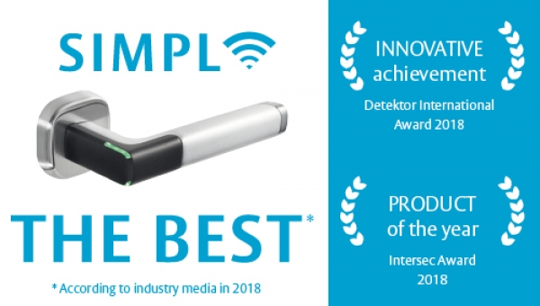 Why does the Aperio® H100 access control handle keep winning industry awards? Design, functionality, simplicity