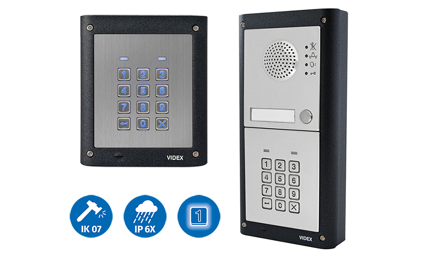 Videx enhances 4000 series keypads with new range