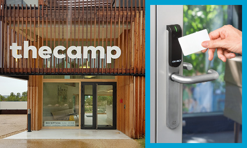 Real-time access management and device aesthetics make Aperio® and The Camp a perfect fit