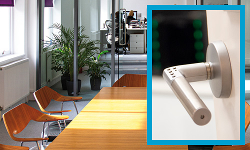 Design agency finds Code Handle® an ideal locking solution for server and meeting rooms