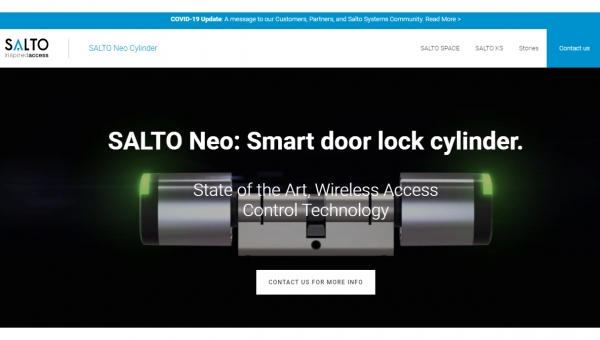SALTO launch new Neo Cylinder microsite
