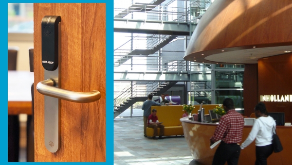 At this Dutch university, Aperio® delivers integrated, wireless access control more cost efficiently than wired locks