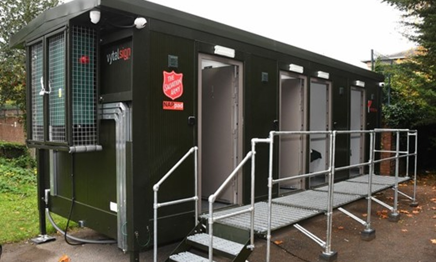 New pop up accommodation for rough sleepers secured with SALTO