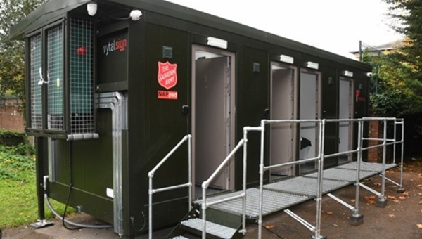 New pop up accommodation for rough sleepers secured with SALTO