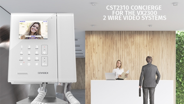 Videx strengthens flagship door entry system with new concierge offering