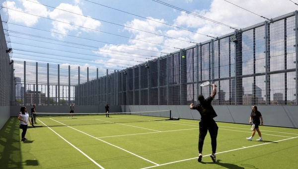 CLD systems break boundaries with Britannia rooftop MUGA project