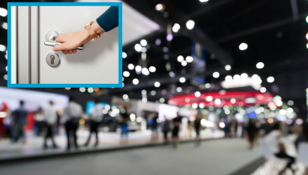 Innovative, digital, reusable: a keyless locking solution for trade show and exhibition booths