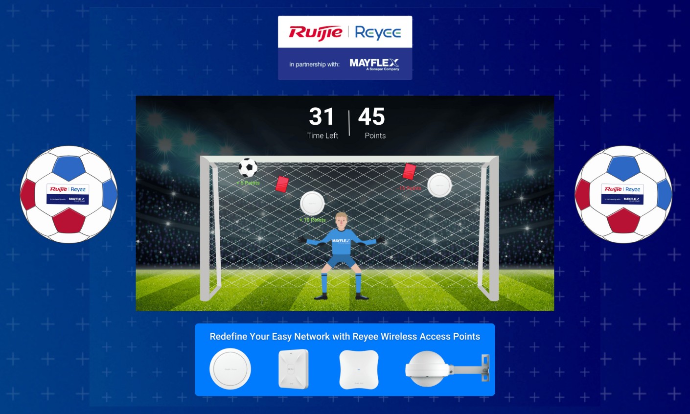 Win a Samsung 55” 4K TV with Mayflex and Ruijie and Reyee