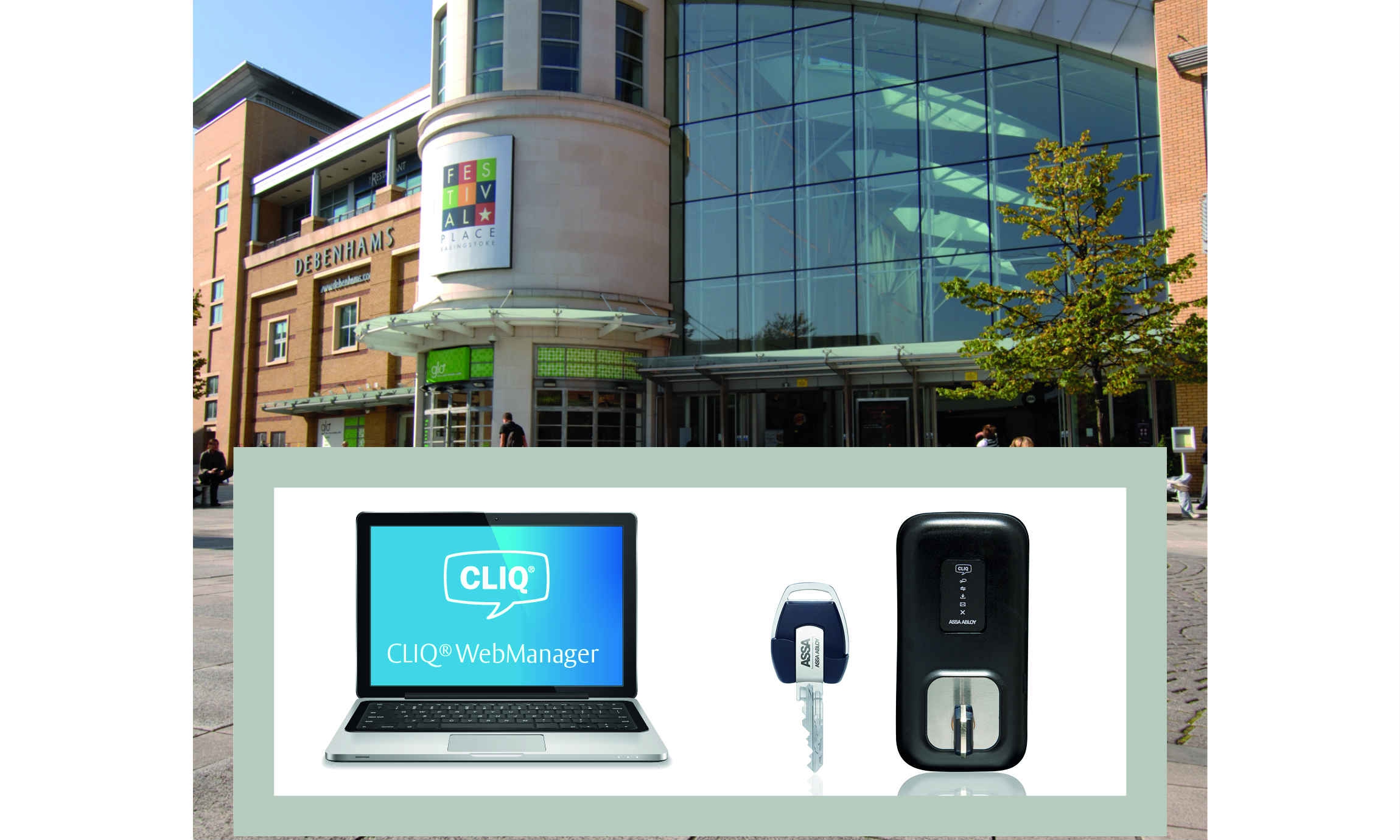 CLIQ® technology allows flexible access