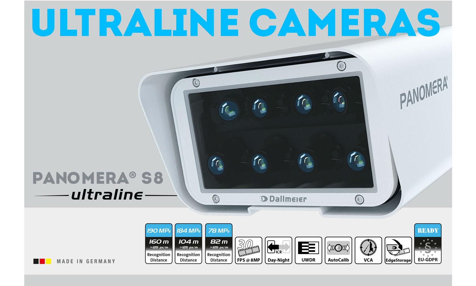 Dallmeier sets another record for resolution and dynamic range with the new Panomera® S8 Ultraline