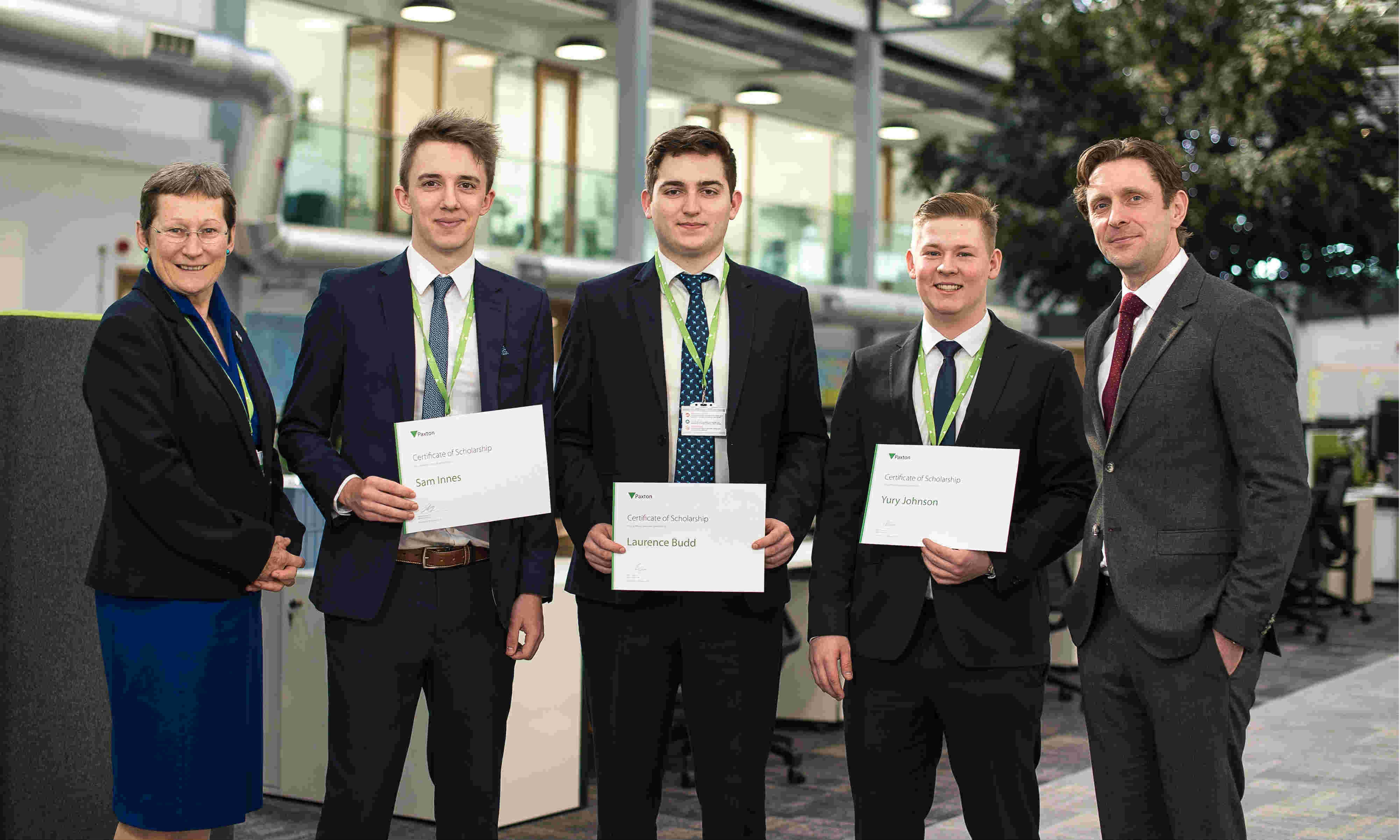 Paxton announces recipients of its new scholarship programme