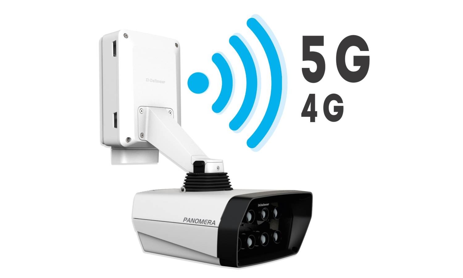 Data and images from the high-resolution Panomera® multifocal sensor systems now via 4G or 5G as well
